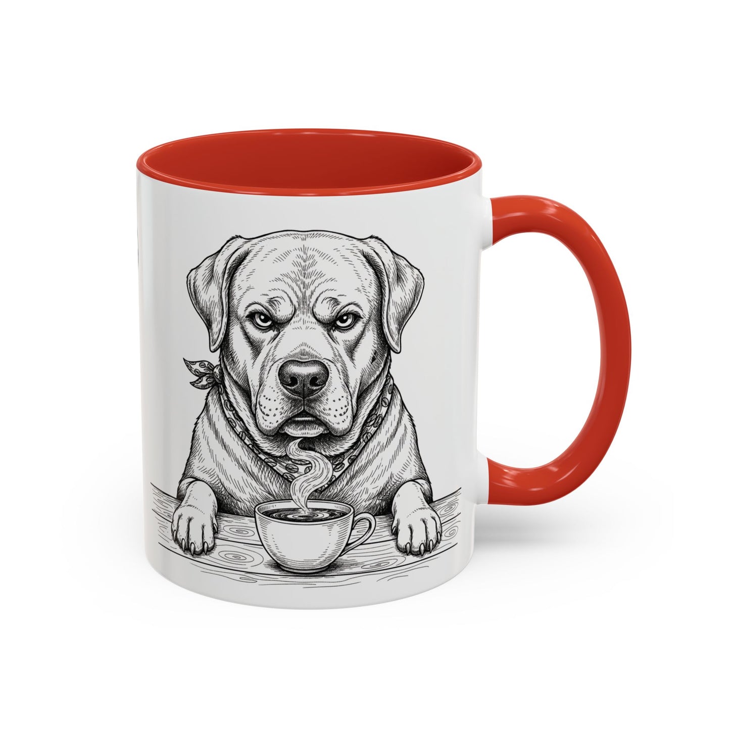 Grumpy Labrador Coffee Club — Art Print / Mug