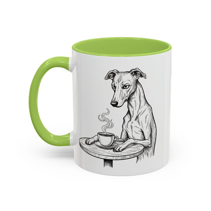 Grumpy Whippet Coffee Club — Art Print / Mug
