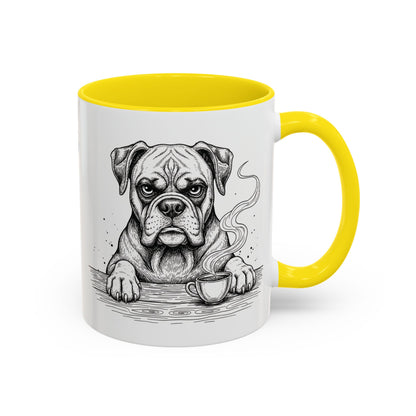 Grumpy Boxer Coffee Club — Art Print / Mug /