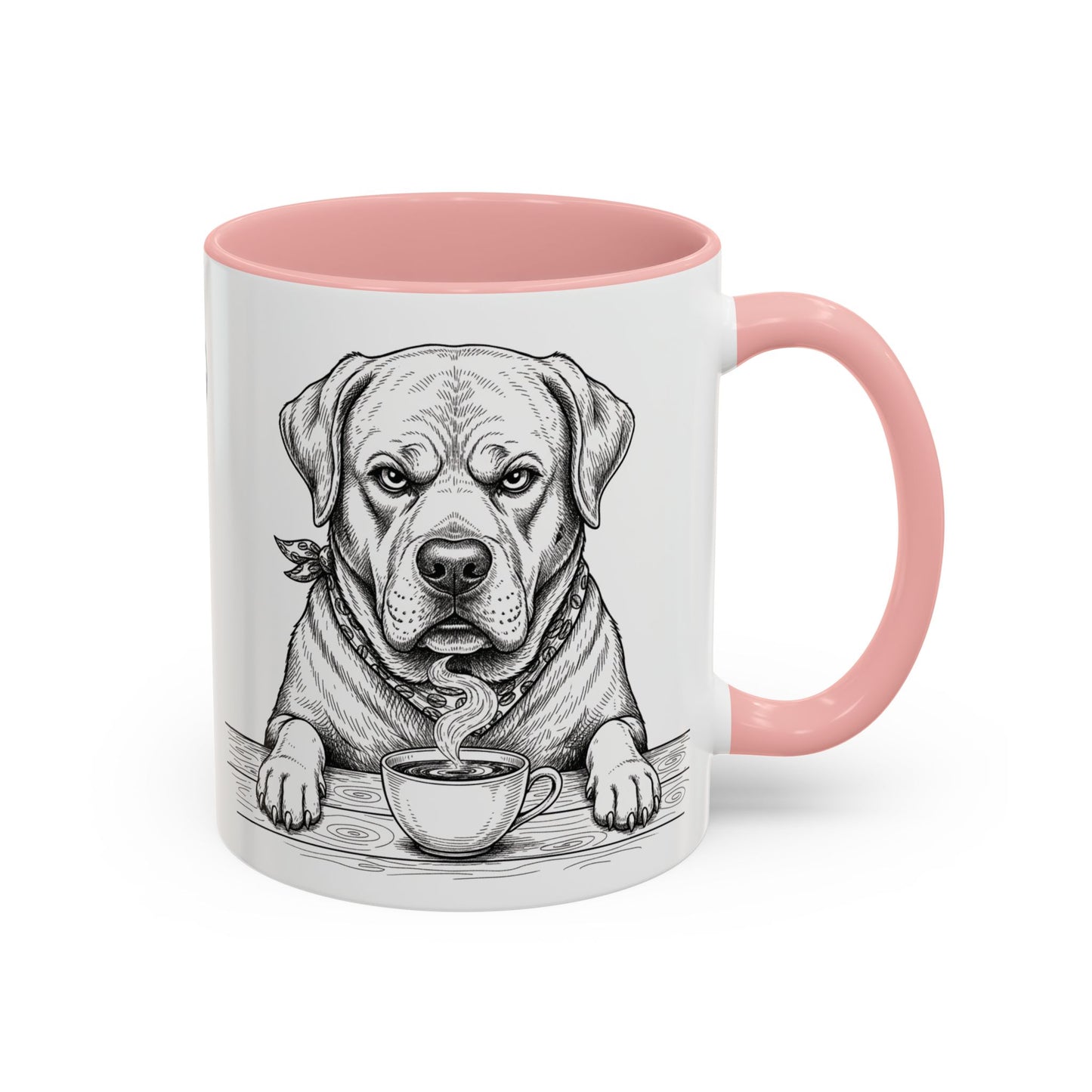 Grumpy Labrador Coffee Club — Art Print / Mug