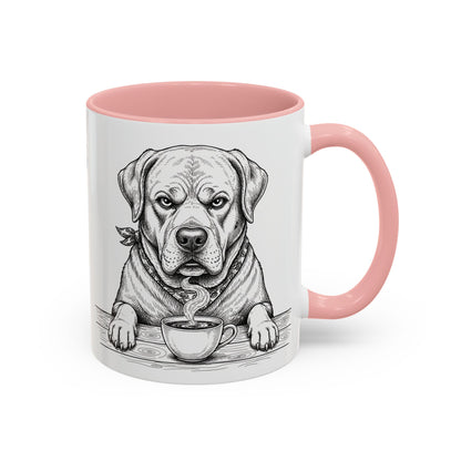 Grumpy Labrador Coffee Club — Art Print / Mug