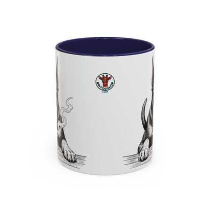 Grumpy Doberman Coffee Club — Art Print / Mug