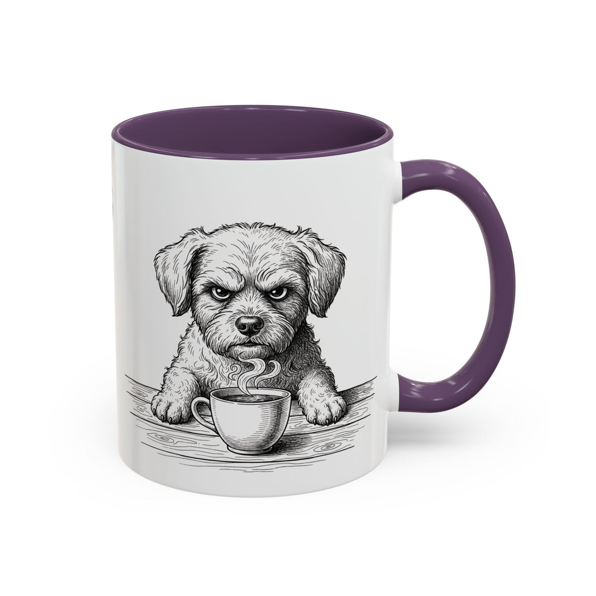 Grumpy Maltese Coffee Club — Art Print / Mug