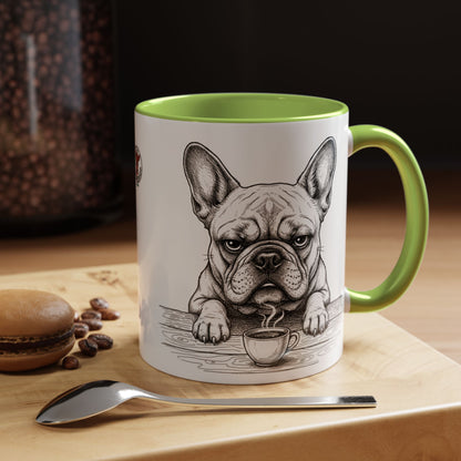 Grumpy French Bulldog Coffee Club —  Mug