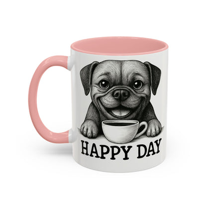 Playful boxer Dog Coffee Mug – Perfect Gift for Dog Lovers, Birthday Mug, Cute Pet Art, Happy Day Mug, Unique Animal Lover Gift