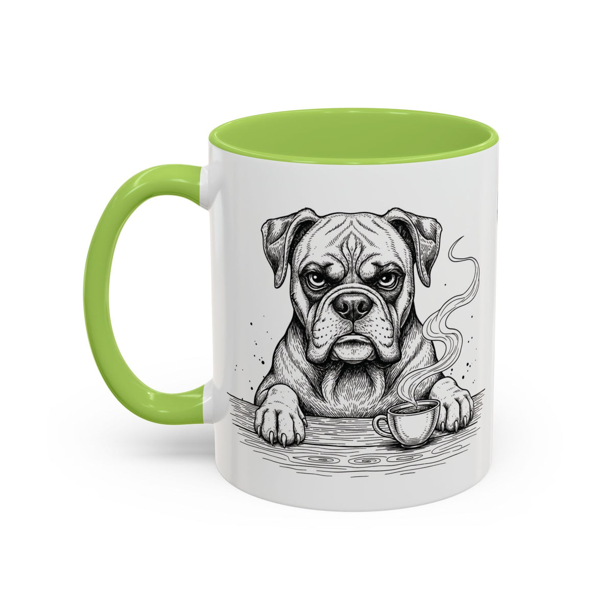 Grumpy Boxer Coffee Club — Art Print / Mug /