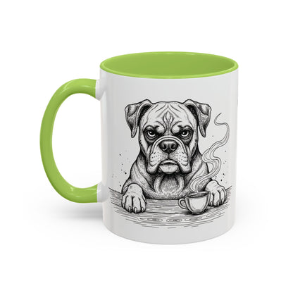 Grumpy Boxer Coffee Club — Art Print / Mug /