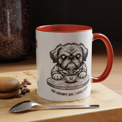 Grumpy Shih Tzu Coffee Club — Art Print / Mug