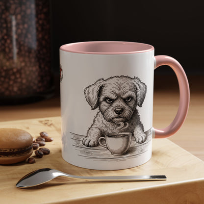 Grumpy Maltese Coffee Club — Art Print / Mug