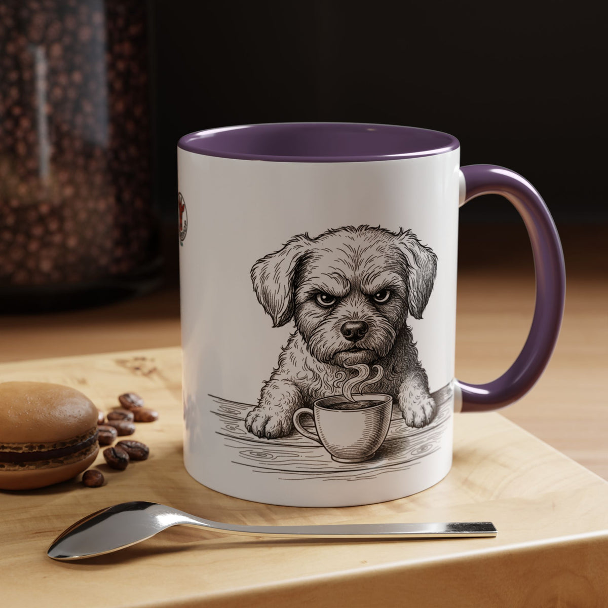 Grumpy Maltese Coffee Club — Art Print / Mug