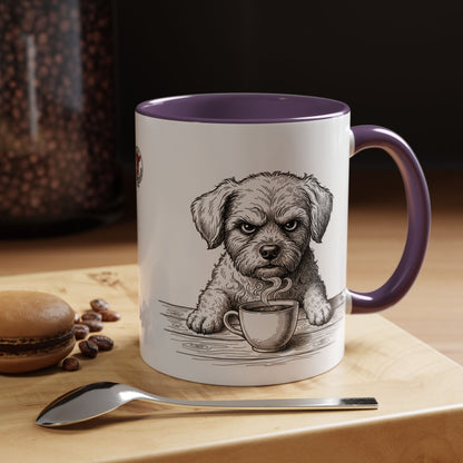 Grumpy Maltese Coffee Club — Art Print / Mug