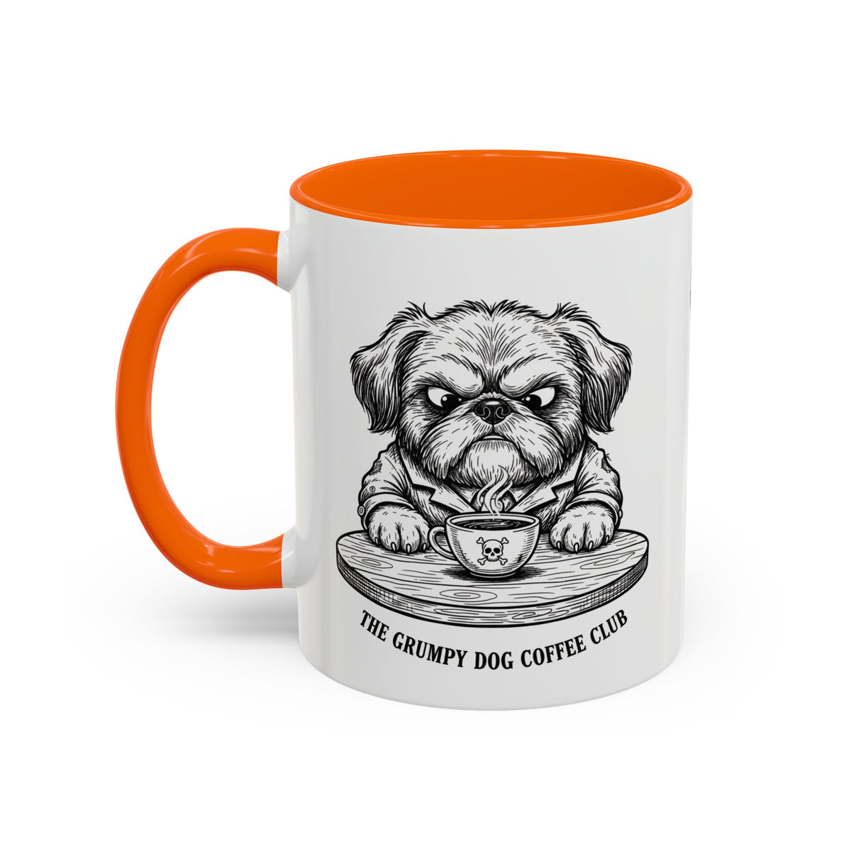 Grumpy Shih Tzu Coffee Club — Art Print / Mug