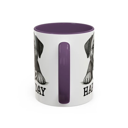Playful boxer Dog Coffee Mug – Perfect Gift for Dog Lovers, Birthday Mug, Cute Pet Art, Happy Day Mug, Unique Animal Lover Gift