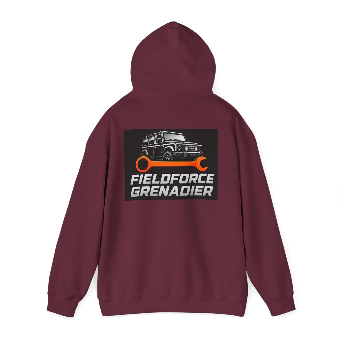 Fieldforce Grenadier Hoodie — Off‑Road Truck Wrench Logo Pullover