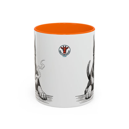 Grumpy Doberman Coffee Club — Art Print / Mug
