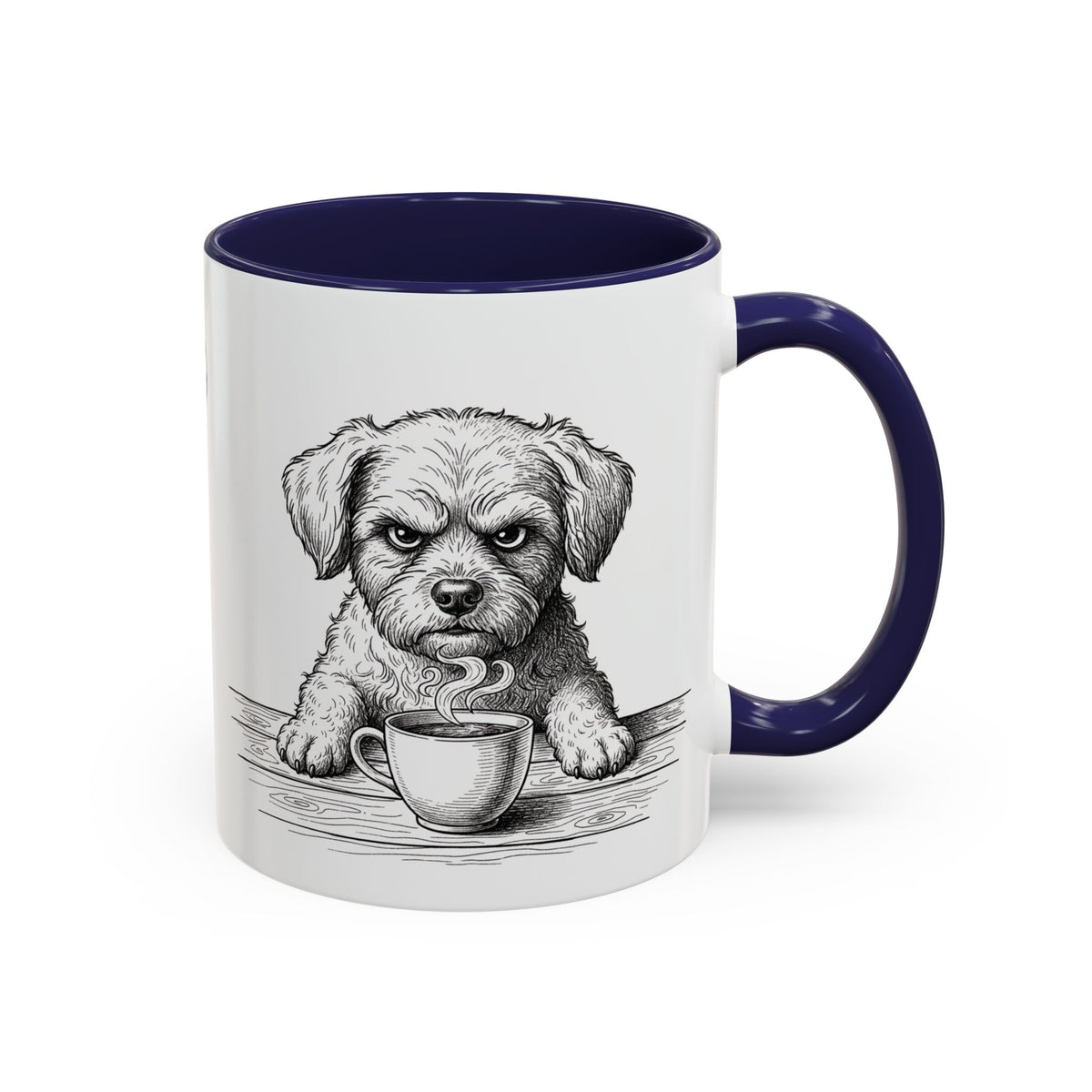 Grumpy Maltese Coffee Club — Art Print / Mug