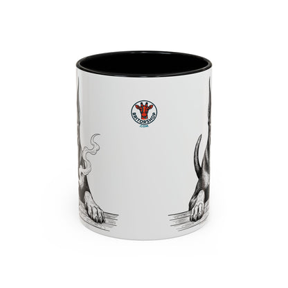 Grumpy Doberman Coffee Club — Art Print / Mug