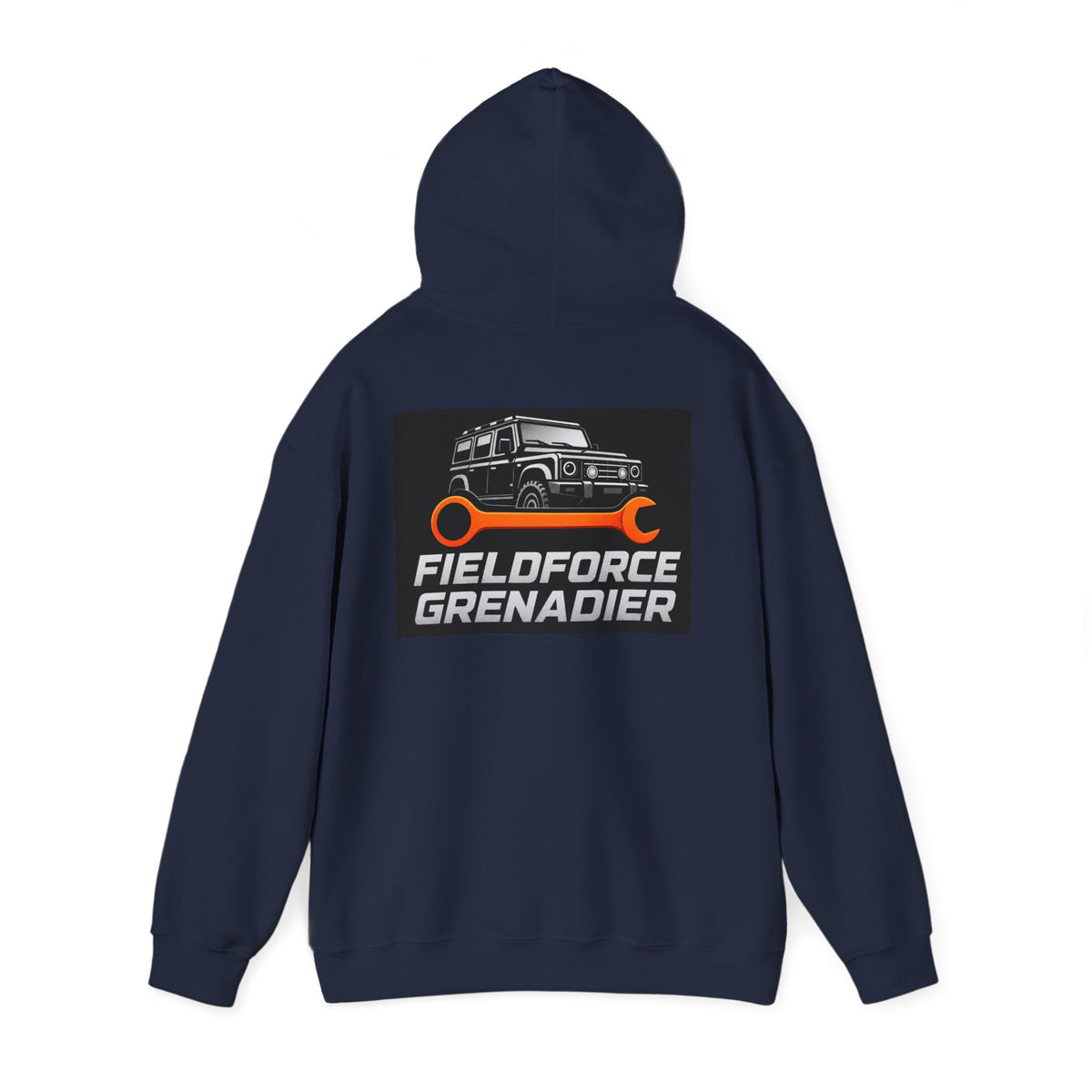 Fieldforce Grenadier Hoodie — Off‑Road Truck Wrench Logo Pullover