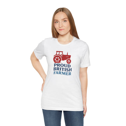 Unisex Tee - Proud British farmer