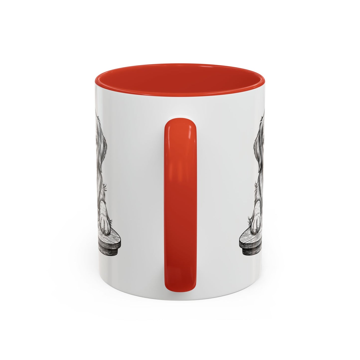 Grumpy Golden Retriever Coffee Club — Art Print / Mug