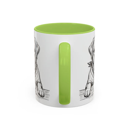 Grumpy Labrador Coffee Club — Art Print / Mug