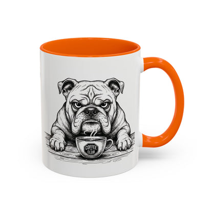 Grumpy Bulldog Coffee Club — Art Print / Mug /