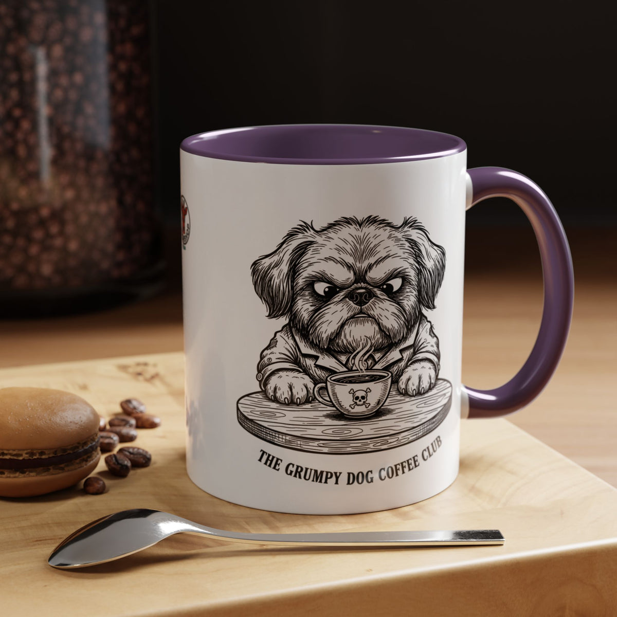 Grumpy Shih Tzu Coffee Club — Art Print / Mug