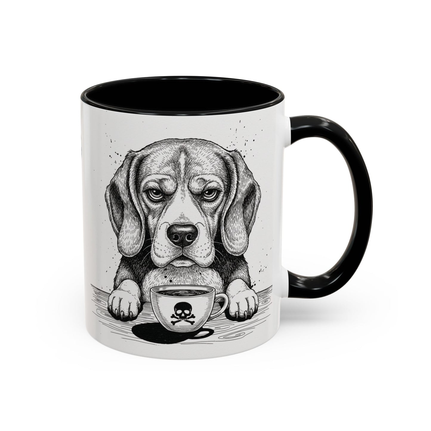 Grumpy Beagle Coffee Club — Art Print / Mug /