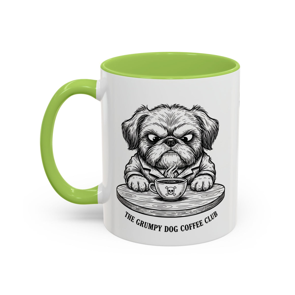 Grumpy Shih Tzu Coffee Club — Art Print / Mug