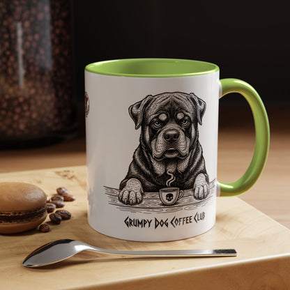  Grumpy Rottweiler Coffee Club — Art Print / Mug