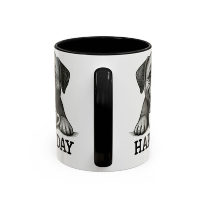 Playful boxer Dog Coffee Mug – Perfect Gift for Dog Lovers, Birthday Mug, Cute Pet Art, Happy Day Mug, Unique Animal Lover Gift