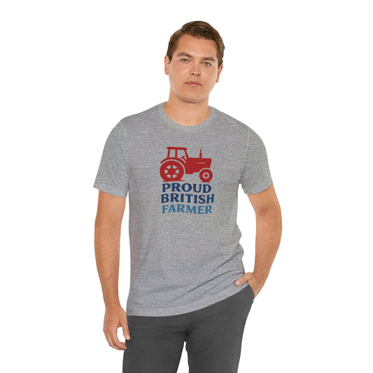 Unisex Tee - Proud British farmer