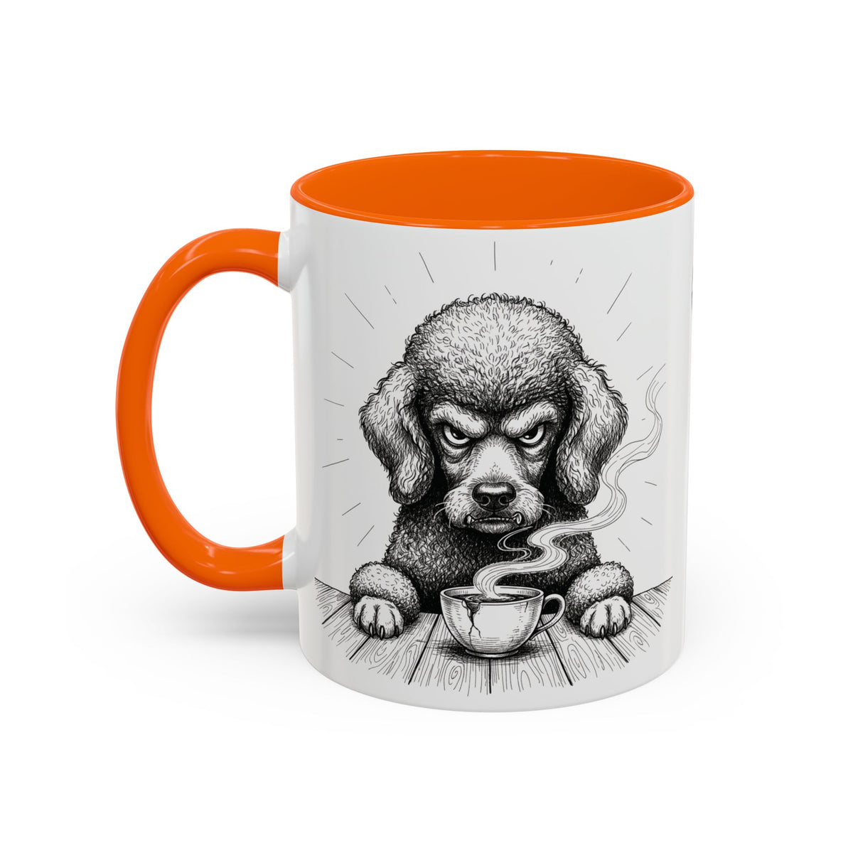 Grumpy Poodle Coffee Club — Art Print / Mug /