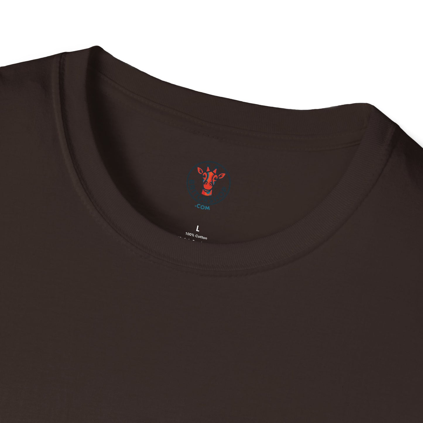 Minimal Crown Chest-Embroidered T-Shirt
