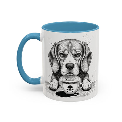 Grumpy Beagle Coffee Club — Art Print / Mug /