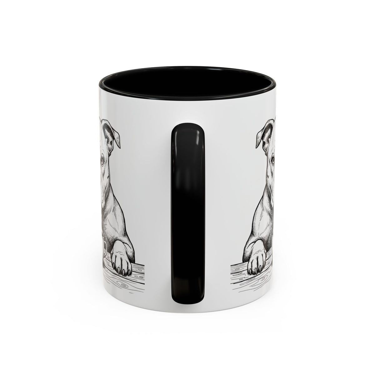 Grumpy Staffordshire Bull Terrier Coffee Club — Art Print / Mug