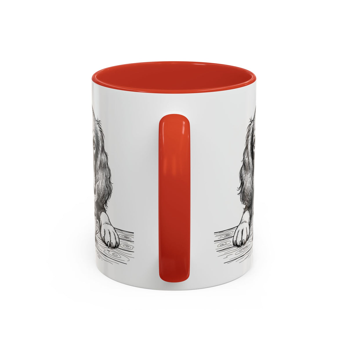 Grumpy Springer Spaniel Coffee Club — Art Print / Mug /