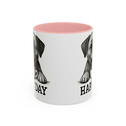 Playful boxer Dog Coffee Mug – Perfect Gift for Dog Lovers, Birthday Mug, Cute Pet Art, Happy Day Mug, Unique Animal Lover Gift