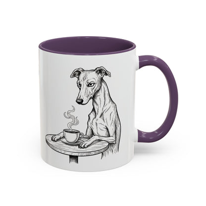 Grumpy Whippet Coffee Club — Art Print / Mug