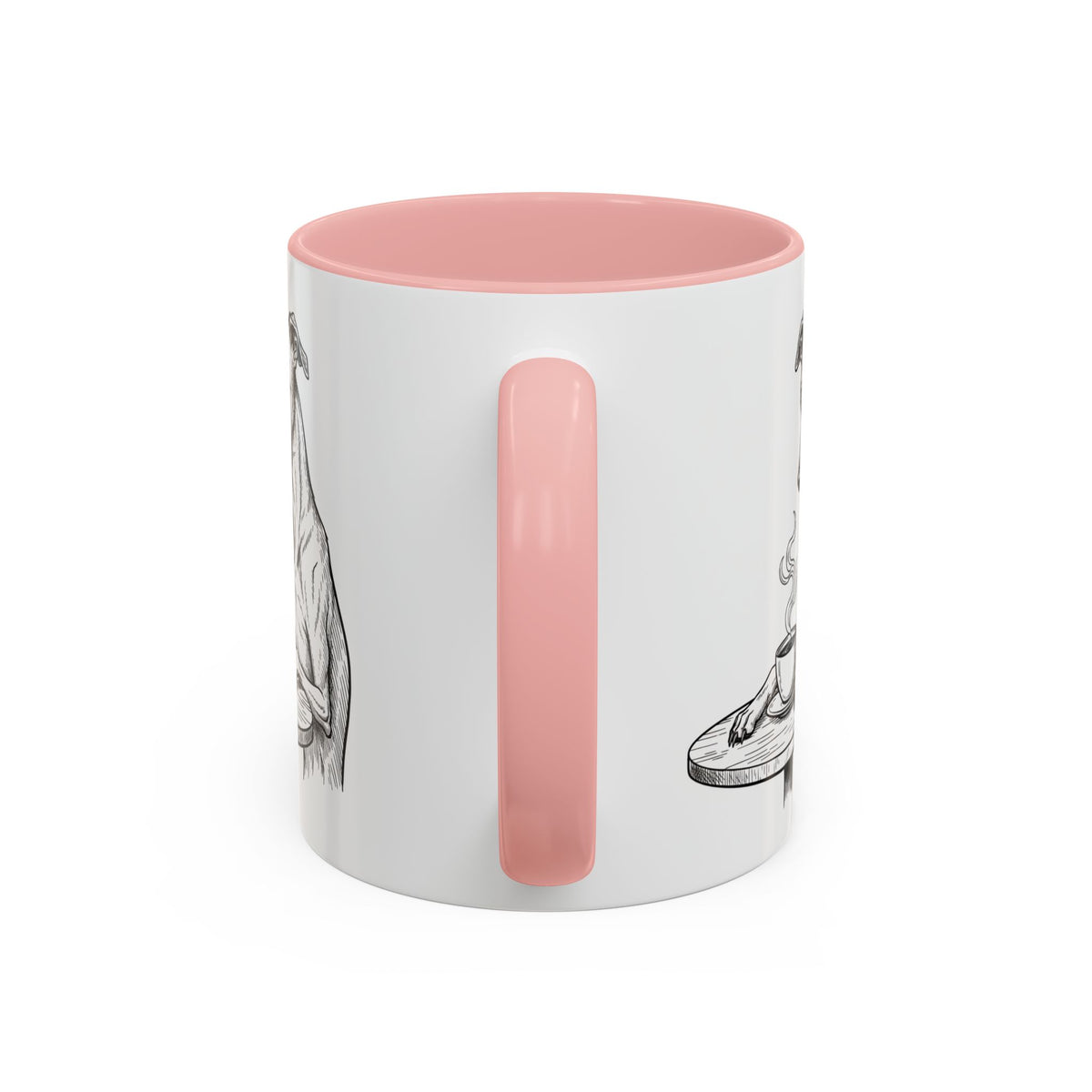 Grumpy Whippet Coffee Club — Art Print / Mug