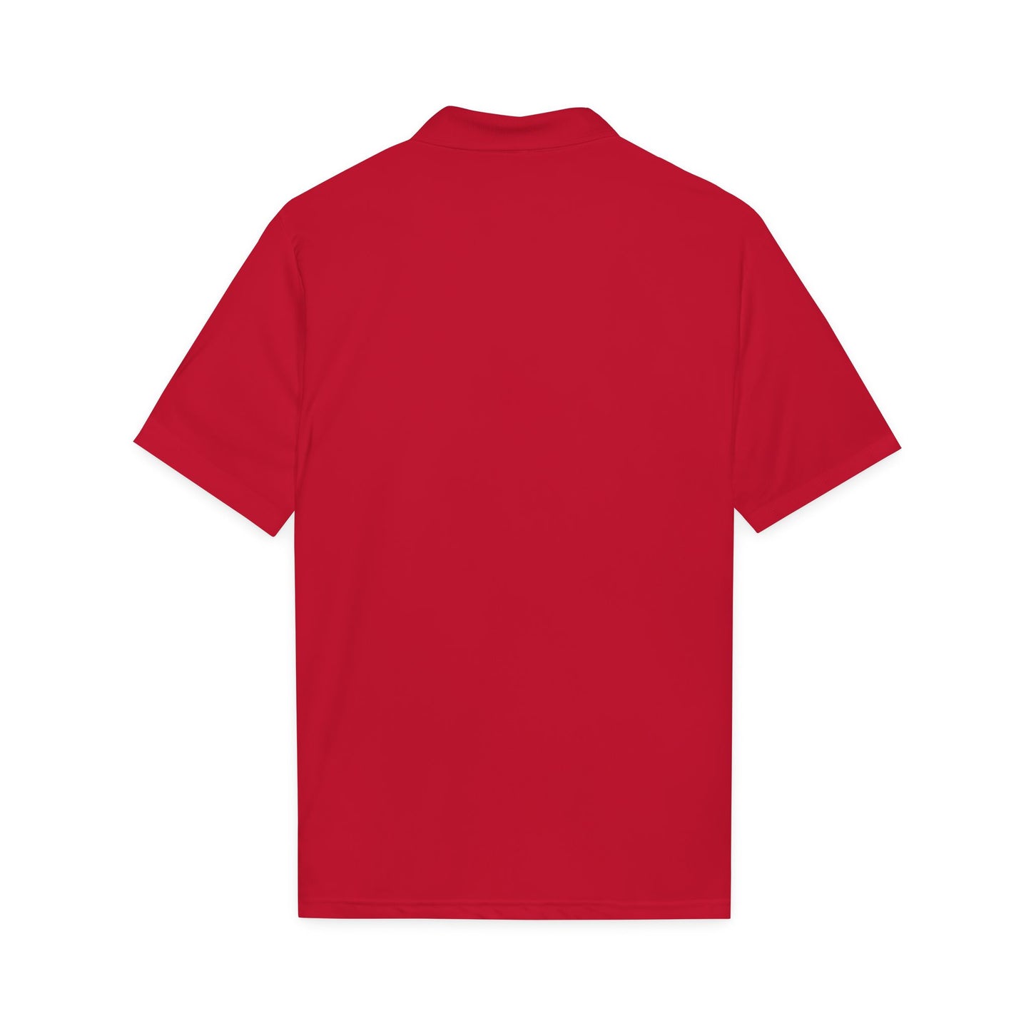 Embroidered Giraffe Polo Shirt — Lightweight White Performance Golf Polo