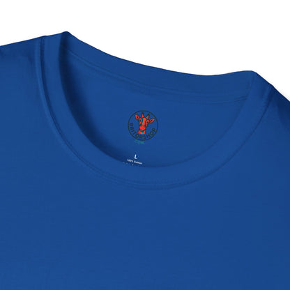 Minimal Crown Chest-Embroidered T-Shirt