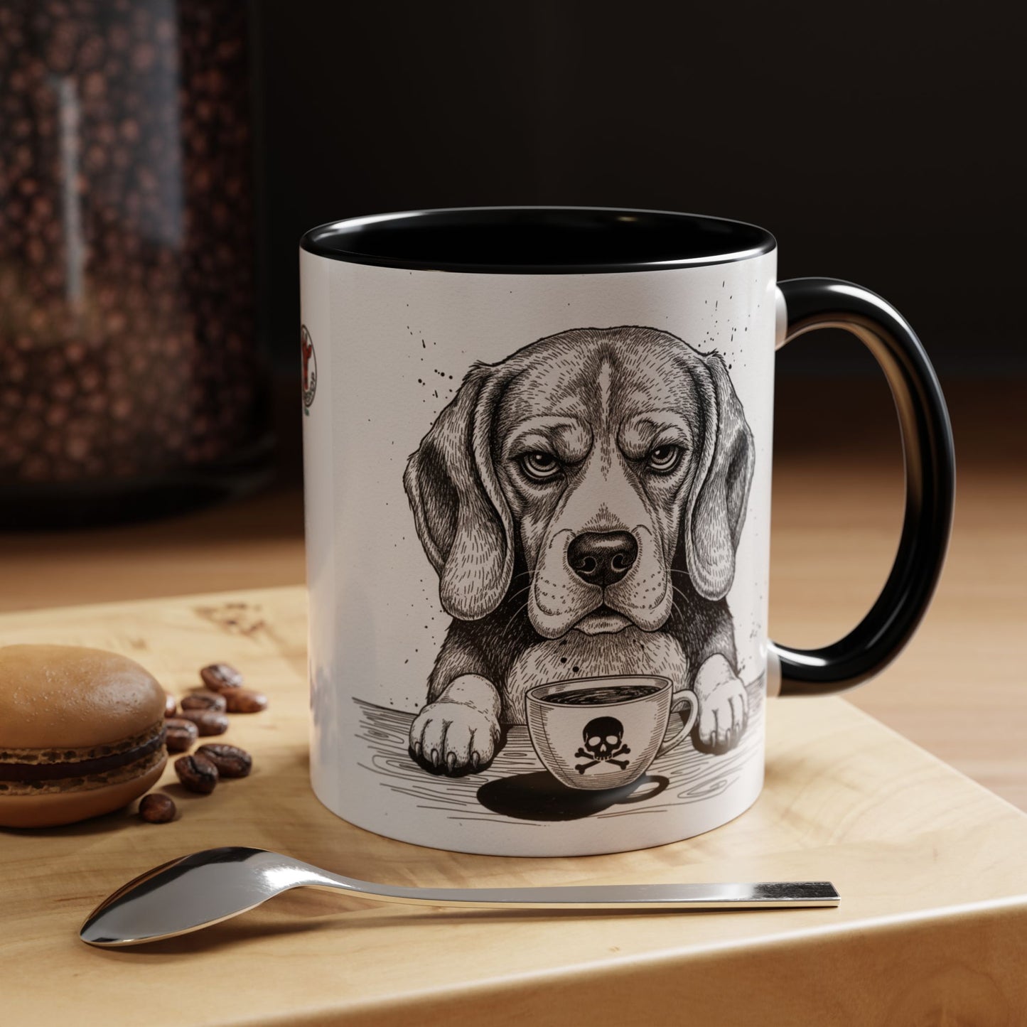 Grumpy Beagle Coffee Club — Art Print / Mug /