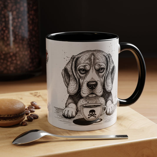 Grumpy Beagle Coffee Club — Art Print / Mug /