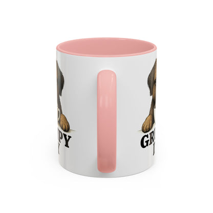 Grumpy Day Coffee Mug, shorkie, Funny Dog Mug, Pet Lover Gift, Morning Motivation, Coffee Lover Gift, Black Accent Mug