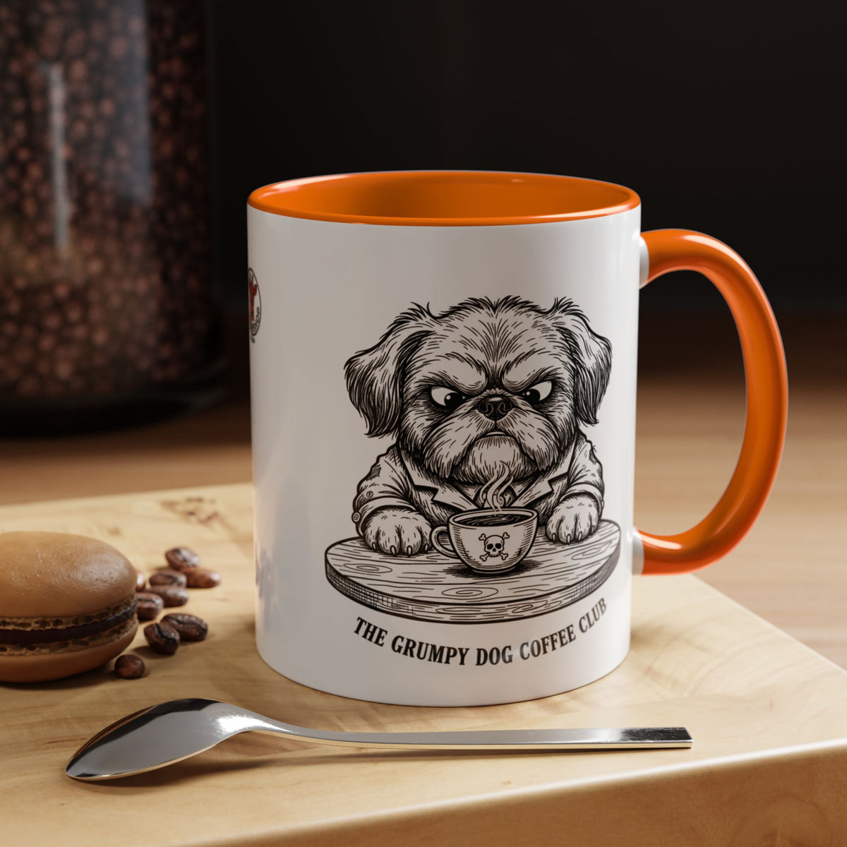 Grumpy Shih Tzu Coffee Club — Art Print / Mug