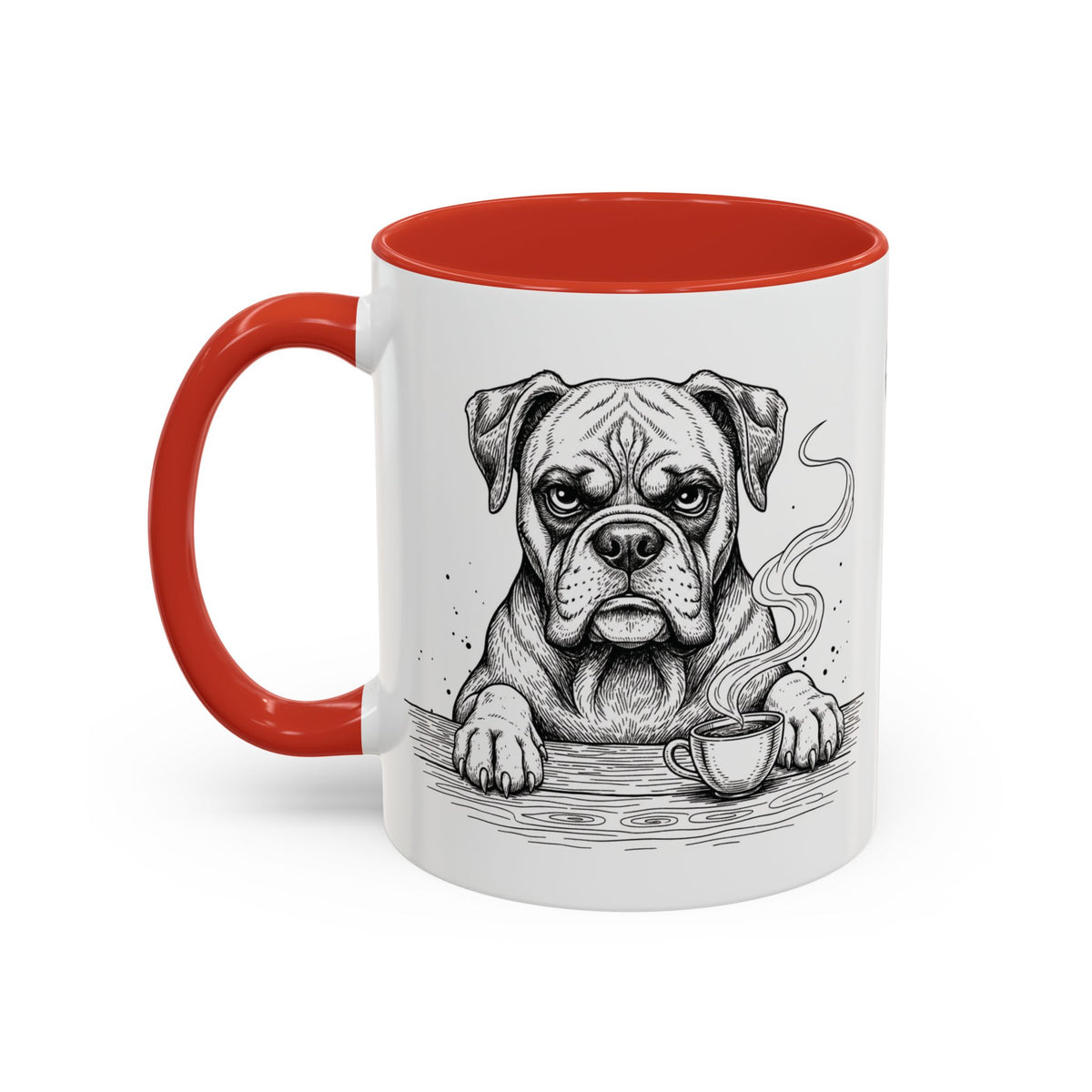 Grumpy Boxer Coffee Club — Art Print / Mug /