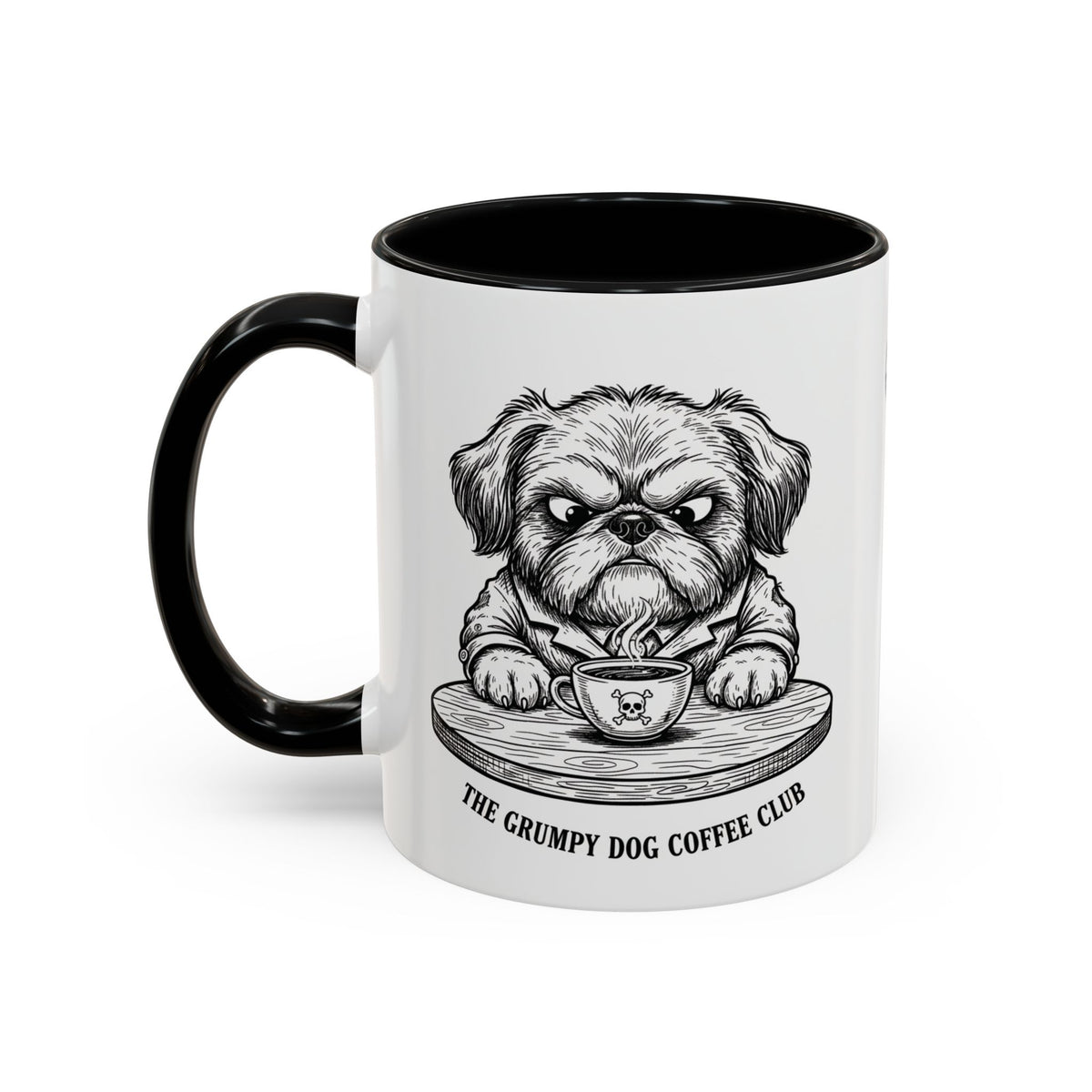 Grumpy Shih Tzu Coffee Club — Art Print / Mug