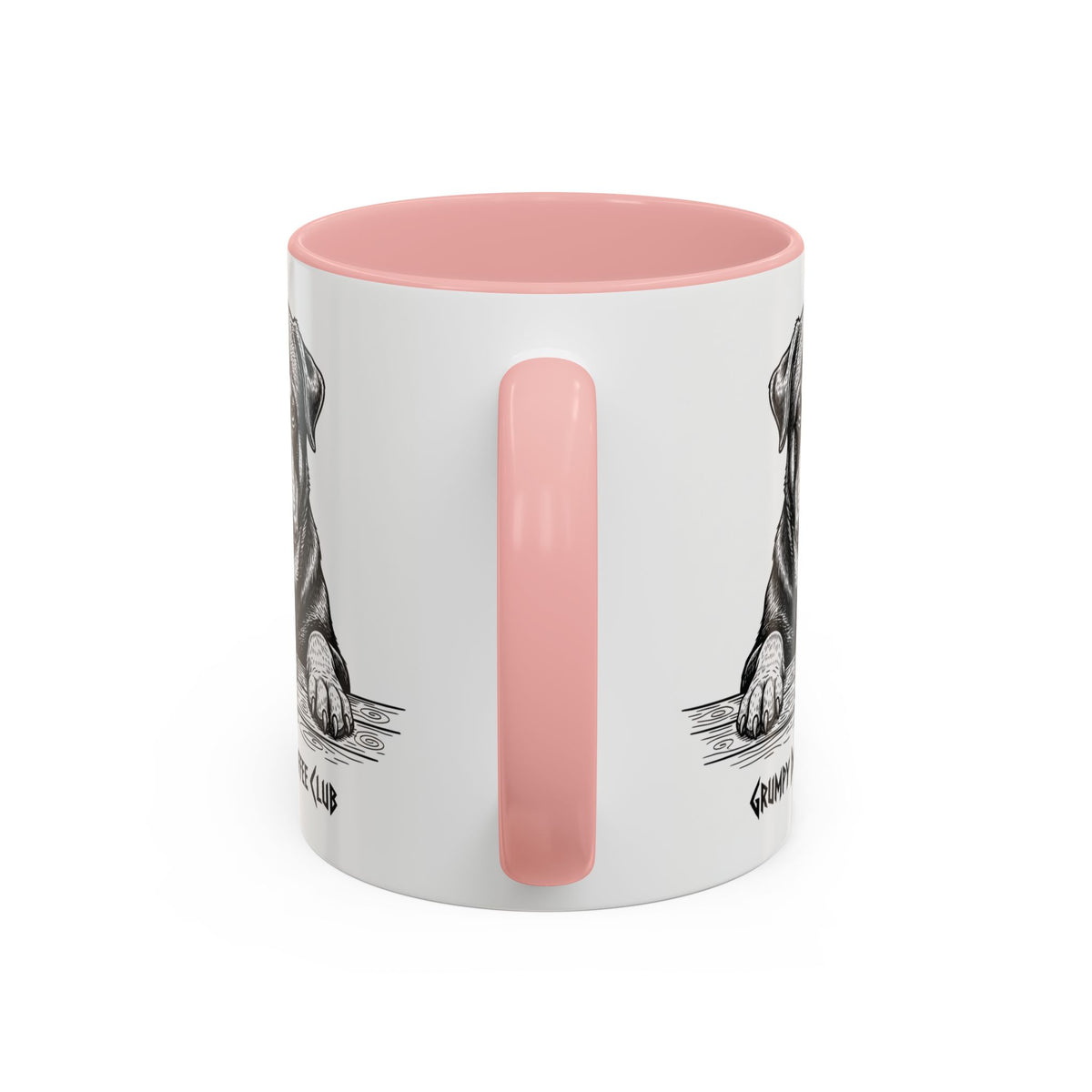  Grumpy Rottweiler Coffee Club — Art Print / Mug