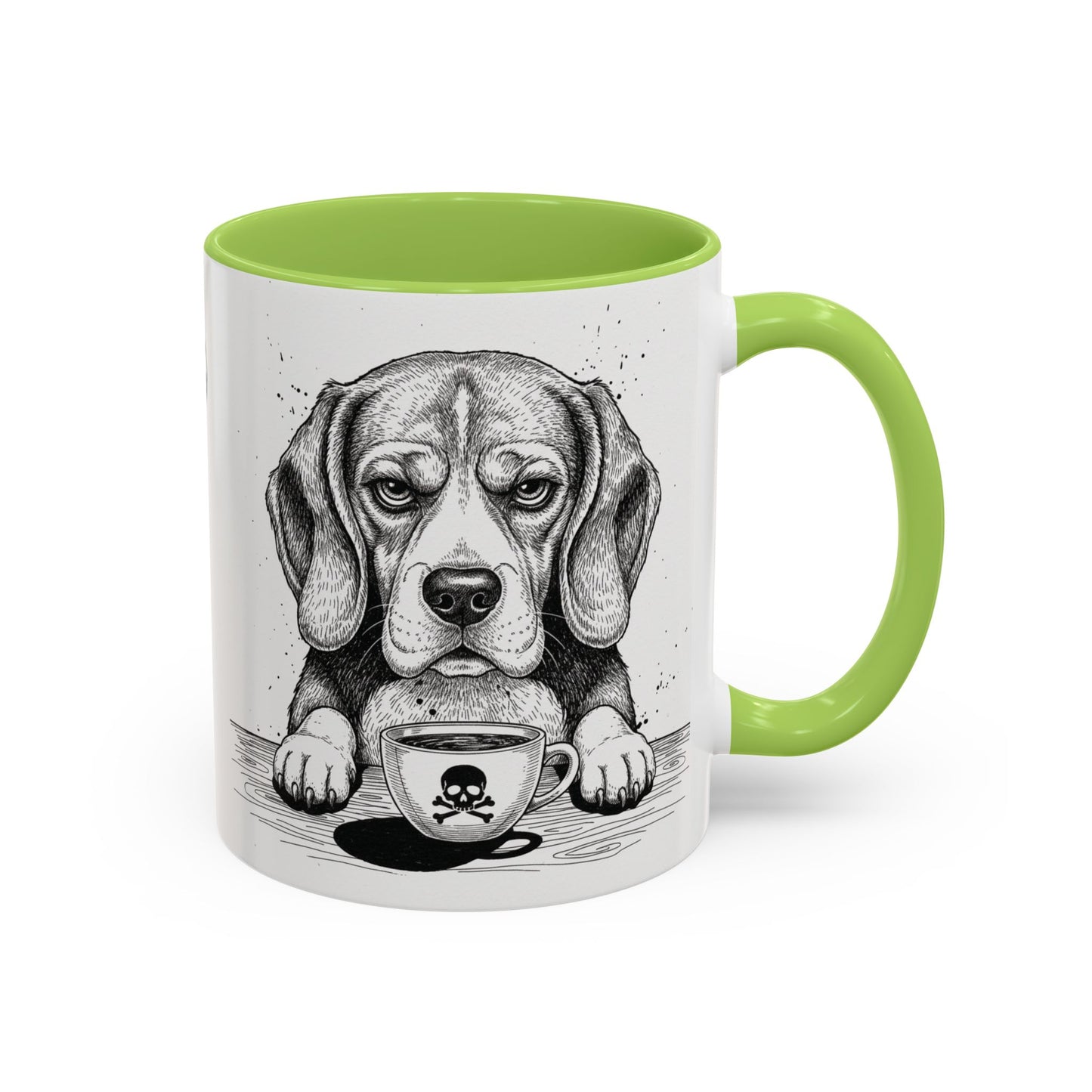 Grumpy Beagle Coffee Club — Art Print / Mug /